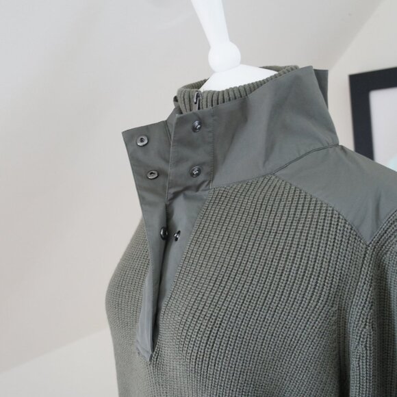 Athleta Hanover Hybrid 1/2 Zip Sweater in Beige Size Medium - Picture 16 of 16